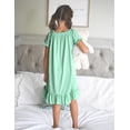 thumbnail image 6 of Arshiner Girls Nightgowns Sleepwear Short Sleeve Victorian Pajama Dress Soft Princess Sleepshirt, 6 of 6