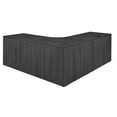 thumbnail image 2 of Regency Legacy 71 x 59 in. Single Pedestal Left Corner Credenza- Ash Grey, 2 of 8