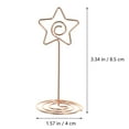 thumbnail image 2 of WORGEOUS  6 Pcs Menu Cards Holder Picture Holders for Centerpieces Display Stand Business Office Rose Gold, 2 of 8