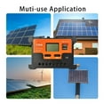 thumbnail image 5 of Contrôleur de Charge Solaire 10-100A Contrôleur de Panneau Solaire avec Régulateur Solaire Double USB 12V/24V MPPT/PWM Paramètre Auto Réglable, Sûr à Utiliser, 5 of 5