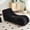 Black, variant on Creative Bean Bag Sofa Chair for Adults Filled with High-Quality Sponge That Is Plump and Elastic Fitting The Curves of The Human Body and Providing Gentle Support to The Body in All As (White)