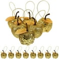 thumbnail image 1 of GOOHOCHY 20 adornos colgantes con forma de manzana para árbol de Navidad, decoración para fiestas, bodas y fiestas navideñas., 1 of 8