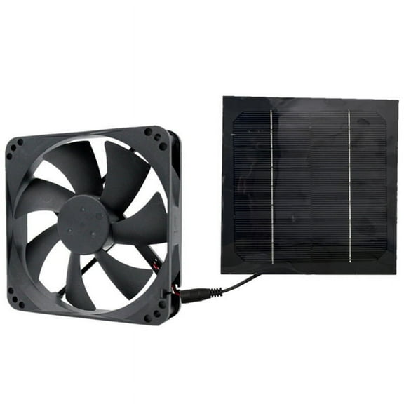 20W 12V Solar Panel Exhaust Fan Air Extractor Ventilator Powered Fan