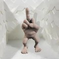 thumbnail image 2 of Figura Del Dedo La Escultura Con Habitación Resina Las Piernas 7 5/17 5 Cm, 2 of 9
