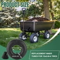 thumbnail image 5 of Keylever 15x6.00-6" Replacement Tire Inner Tubes with TR-13 Straight Valve Stem for Garden Cart, Lawn Mowers, Yard Tractors, ATVs, Wheelbarrows, Hand Trucks, 2 Pack, 5 of 9