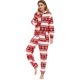 thumbnail image 1 of Mono sin orejas con capucha y cremallera de manga larga de Navidad para mujer para ropa de dormir para el hogar Fridja  hfkajh102495, 1 of 7