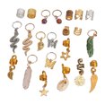 thumbnail image 1 of Cuentas De Rastas, Trenzas, Joyas Para El Cabello, Decoraciones Para El Cabello, 189 Piezas Para Fiesta, 1 of 7