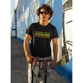 thumbnail image 2 of "Rastafari" Trendy Rasta Quote Men Black T-Shirt, Male Medium, 2 of 4