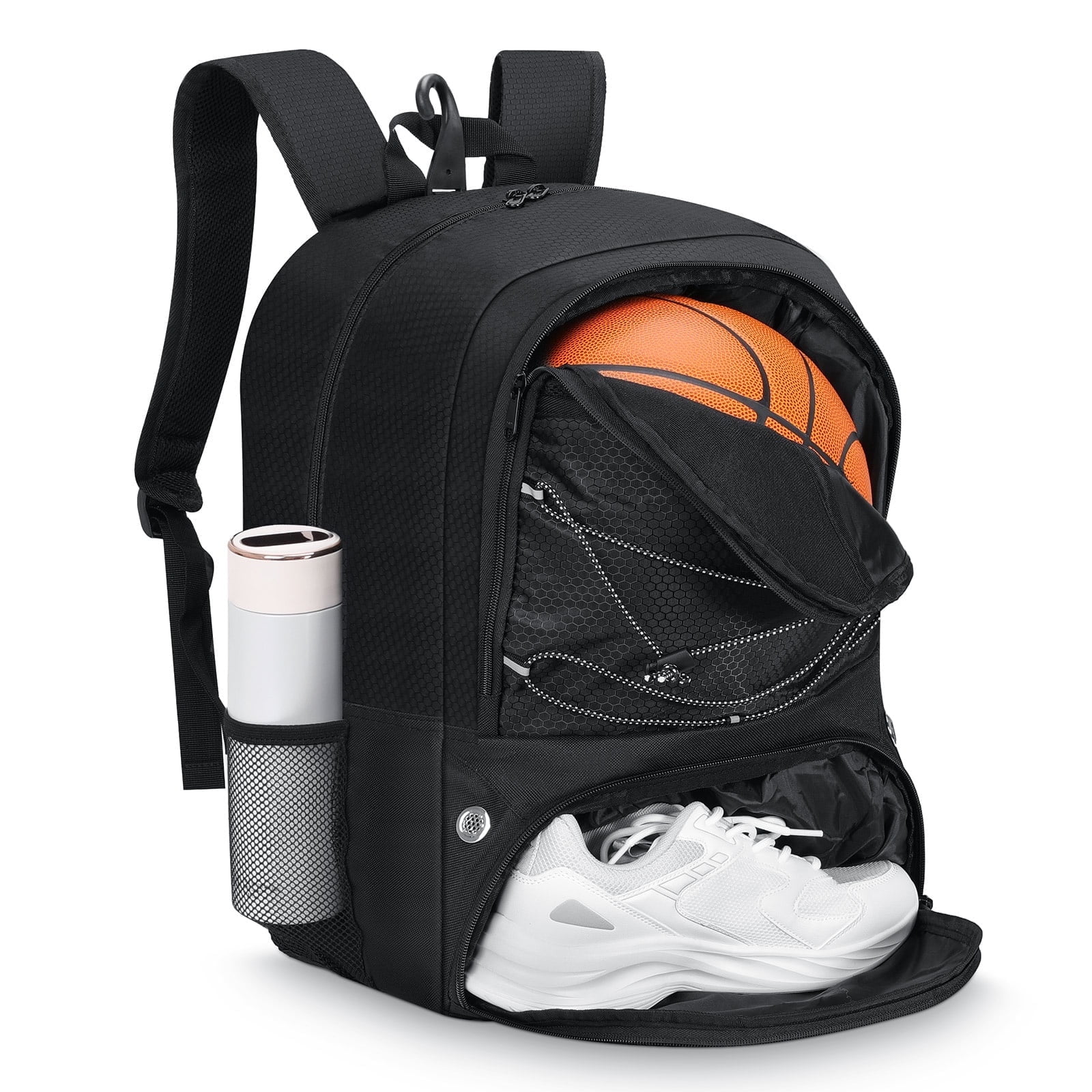 backpack nike hoops elite max air while the structured shape helps keep everything organized and easy to access Nike, Hoops Elite Backpack, One
