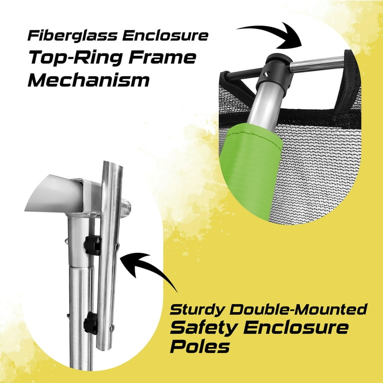 Machrus Moxie Pumpkin-Shaped Outdoor Trampoline Set with