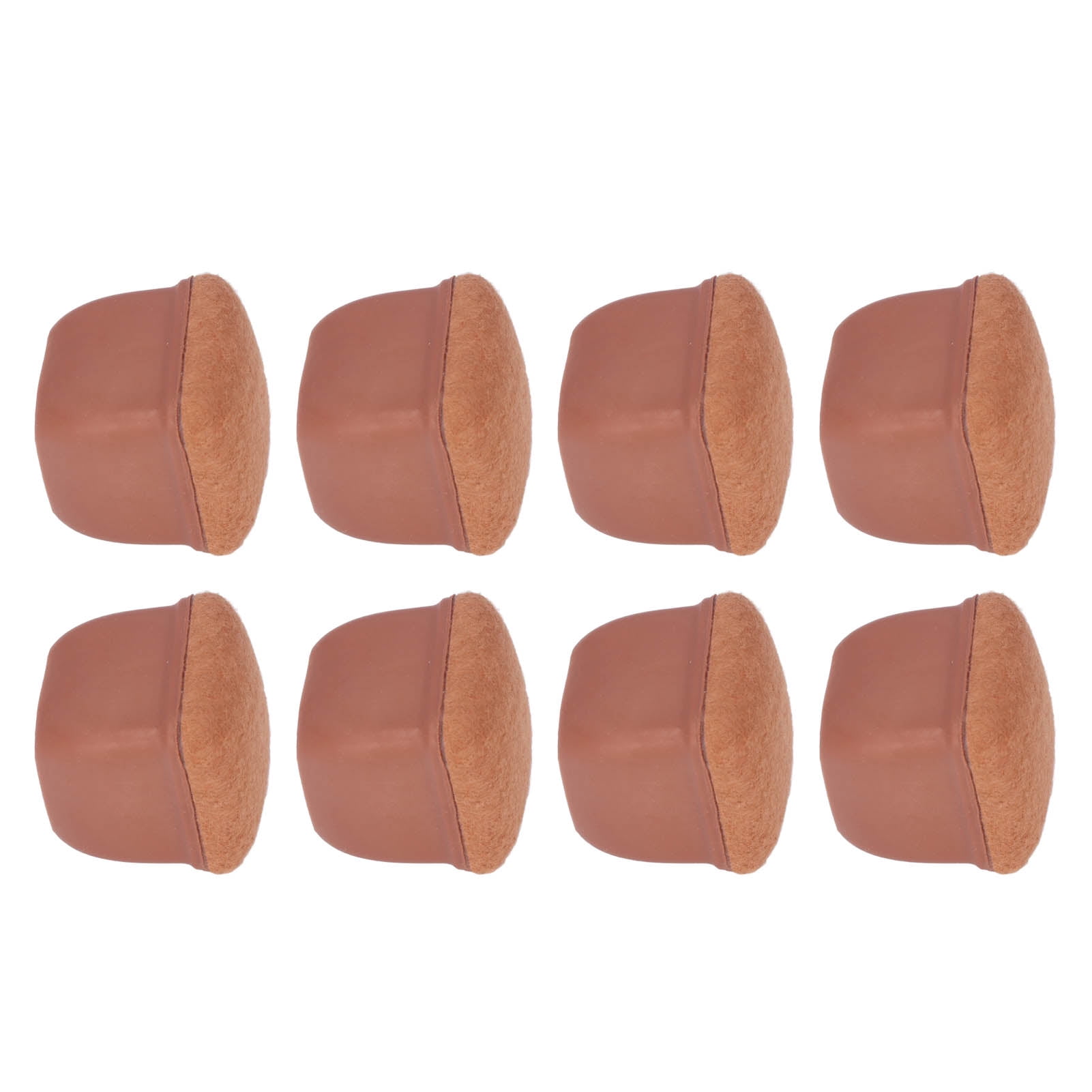 Chair Leg Cover, Round Table Legs Brown With Felt Pad For Home L