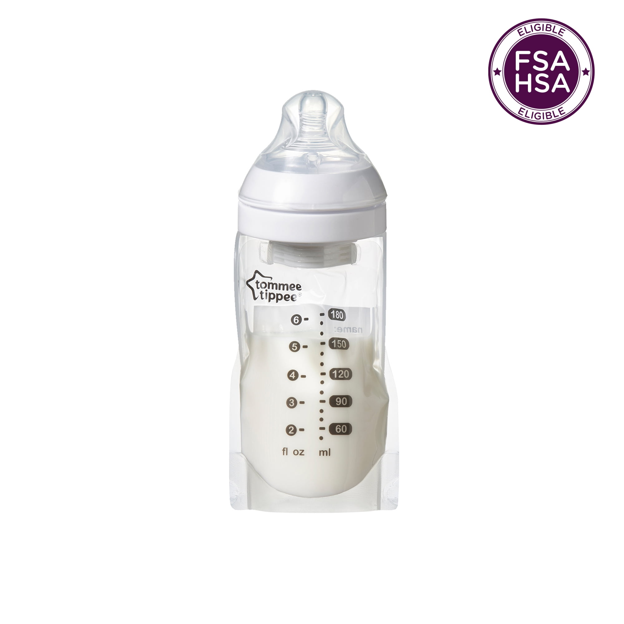 Tommee Tippee Pump and Go Breast Milk Pouch Bottle 0m+ 1 CT Walmart