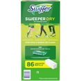 thumbnail image 2 of Swiffer Sweeper Dry Sweeping Pad, Multi Surface Refills for Dusters Floor Mop, Unscented, 86 count., 2 of 7