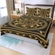thumbnail image 2 of Juego de cama nórdico de tres piezas - Black Gold Renaissance, 2 of 3