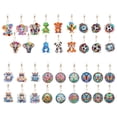 thumbnail image 3 of Juego Llaveros Con Diamantes 6 Uds. Dibujos Animados Doble Cara Forma Especial (mariposa), 3 of 8