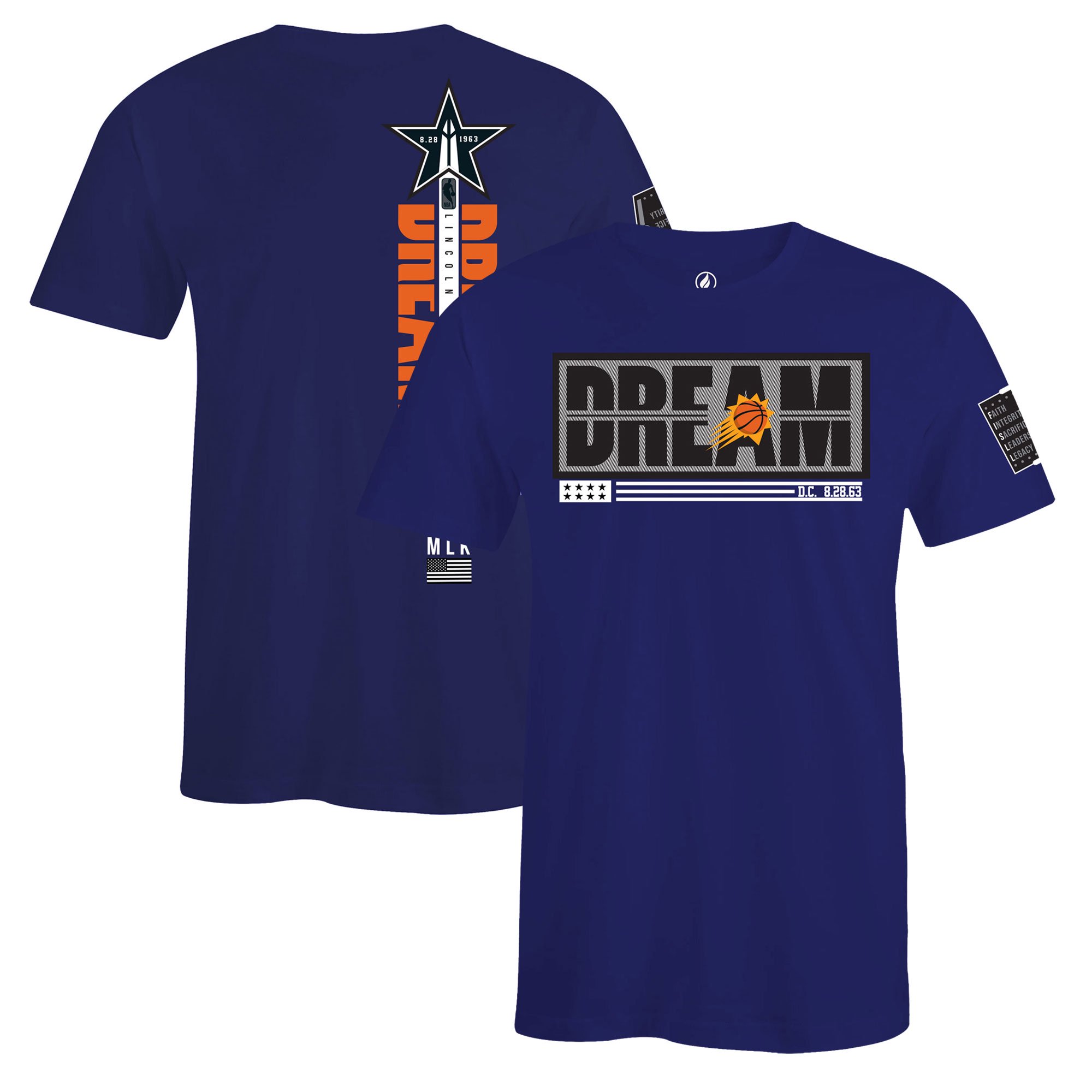 Unisex FISLL x Black History Collection Purple Phoenix Suns T-Shirt