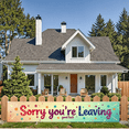 thumbnail image 6 of LUUFILx Sorry You're Leaving Banner Farewell Party Decorations Colleague Background Backdrop Office Event Retirement Celebration Good Luck Star Design, 6 of 7