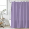 thumbnail image 3 of Pure Lavender Purple Bathroom Shower Curtains with 12 Hooks Waterproof Shower Curtain for Stalls and Bathtubs Modern Solid Color Minimalist Art Decorative Bathroom Privacy Curtain 72x78 Inches, 3 of 3