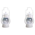 thumbnail image 3 of Guardoinrt Lantern LED Oil Lamp Table Porch Winery Cabin Light Milk White 2Set, 3 of 6