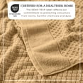 thumbnail image 2 of Great Bay Home Quick Dry Diamond Waffle 6 Piece Hand Towel Set, Sand, 2 of 7