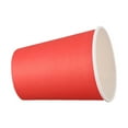 thumbnail image 3 of 40 Vasos de Papel (9 Oz) - Vajilla de Fiesta de Cumpleaños de Colores Lisos Lisos Catering (Rojo), 3 of 5