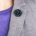 thumbnail image 2 of Broche de solapa de flor de cristal Yuyangstore broche de cristal, 2 of 8