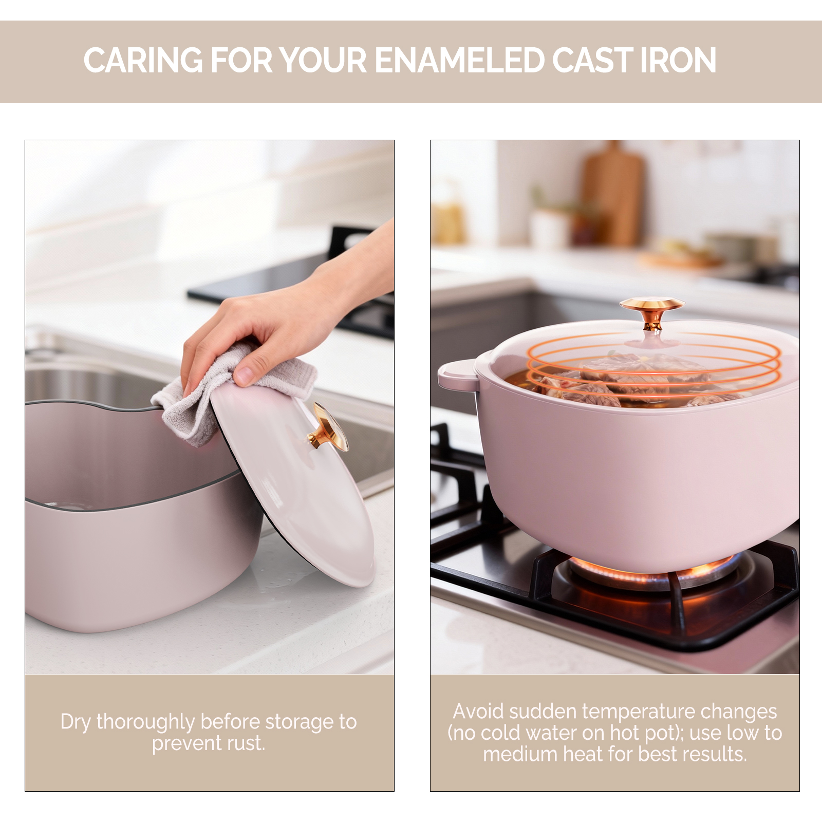 4qt Heart-Shaped Cooking Pot, 24cm Inner Diameter