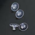 thumbnail image 3 of 100Pcs Pendientes De Silicona Plug Stud Stoppers Resultados Post Back Backs Backing Sunnimix espaldas a granel, 3 of 6