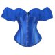 thumbnail image 1 of Corset Retro Off-neck Corset Corset Chest Support Corset Lace Short Sleeve-Yvan, 1 of 1
