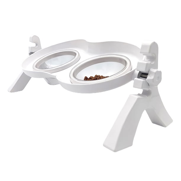 Alimentador Ajustable Para Mascotas Tazón Elevado Para Mascotas Mesa De Escritorio Tazón Elevado Para Perros Con Diseño Desmontable Diseño De Fregadero Mango Antideslizante Para Mascotas Comer En Moyic PT001687-02