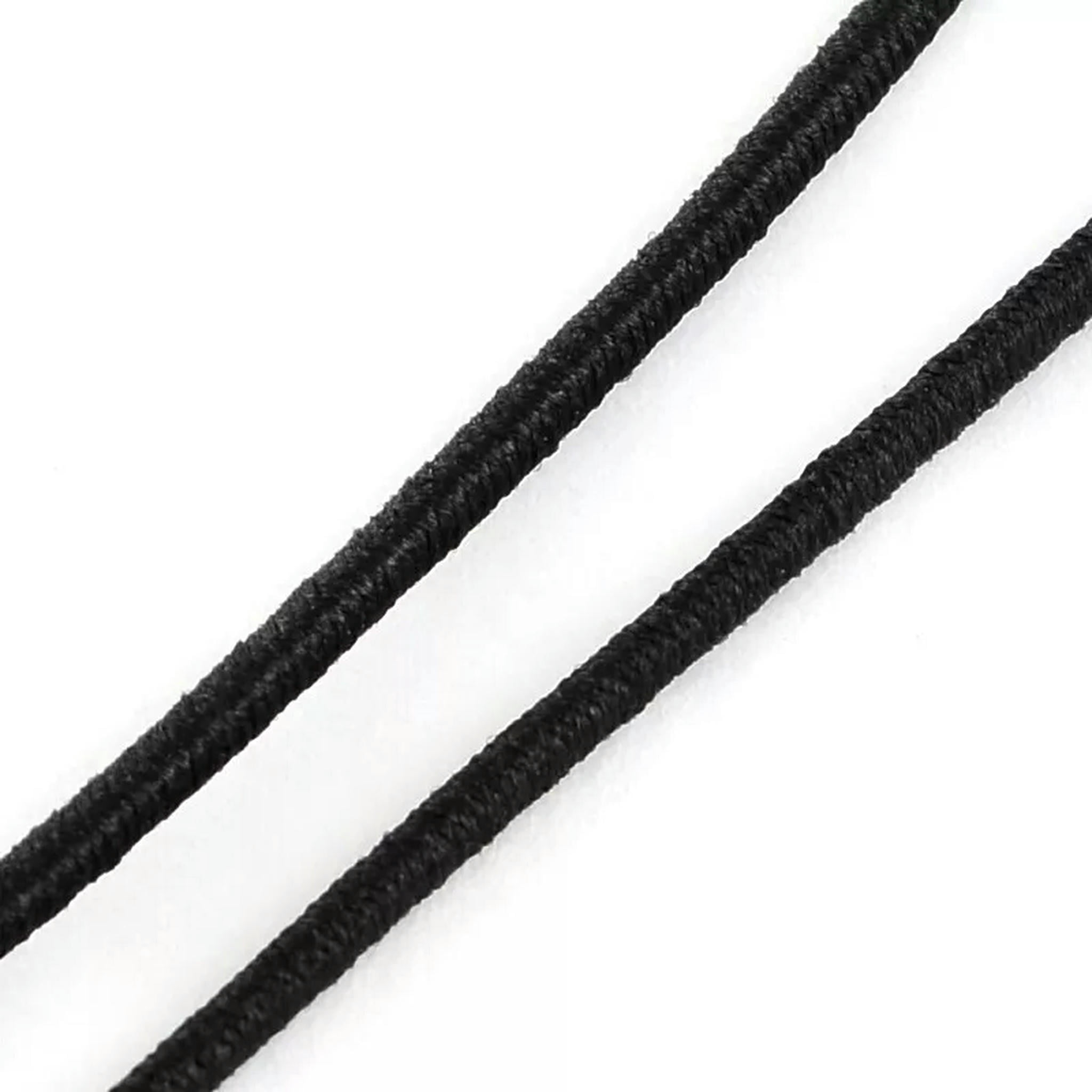 U8MO 100m Black Elastic Cord Round Jewelry Crafting String Beading Stretch String 4mm
