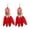 Red, variant on Earrings for Sensitive Ears 1 Pair Women Faux Feather Earrings Vintage Earrings Long Drop Dangle Earrings With Design Alloy Women Fashion Long Earrings for Daily Wear (Red,One Size)
