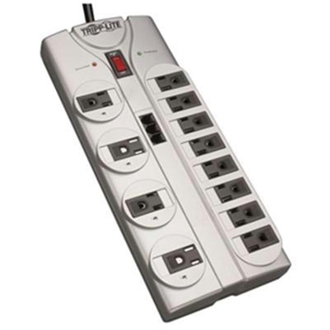12 Outlets- Tel/Dsl- 8Ft Cord-