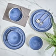thumbnail image 5 of Sango Cove 12-Piece Blue Round Dinnerware Set, Stoneware, Service for 4, 5 of 8