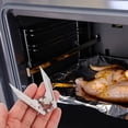 thumbnail image 2 of 2 Pcs Fourchette à Viande en Acier Inoxydable Fourchette à Poulet Rôti pour BBQ Grill Fourchette, 2 of 9