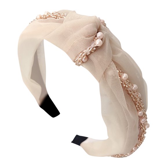 Headbands for Women Simple Sweet Solid Bow Knot Elastic Daily Fashion Hair Hoop Womens Headbands