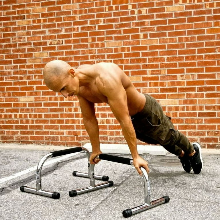Lebert Fitness Parallettes Frank Medrano Signature Series Chrome