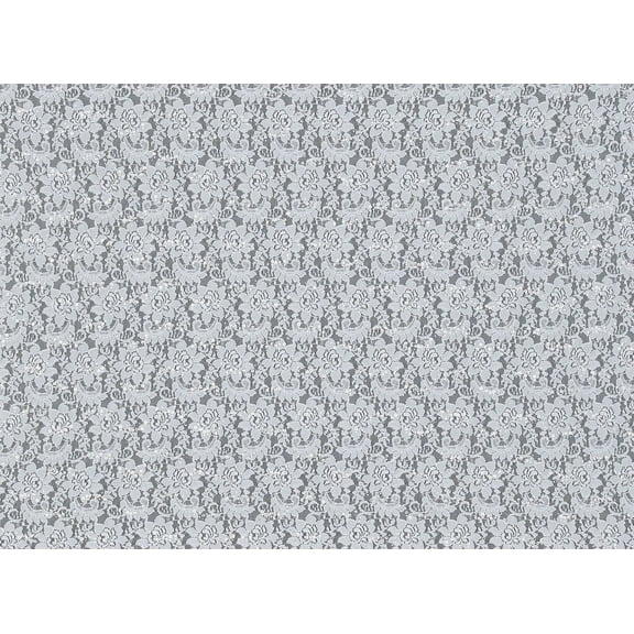 Zelouf Adored Trans Scallops Lace , Sewing, DIY, Crafts Fabric by the Yard, Ivory, 3 Yard
