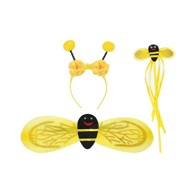 LEEy-world Cadeaux pour Bébé Fille Robe à Manches Volantes Imprimés Dessin Animé Princesse Vêtements Bandeaux Ensemble, Jaune