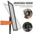 thumbnail image 2 of KFFKFF Pedestal Sign Holder Adjustable Poster Stand 11 x 17 Inch Heavy-Duty Floor Standing Sign Holder with Metal Base for Display, Advertisement, 2 of 7