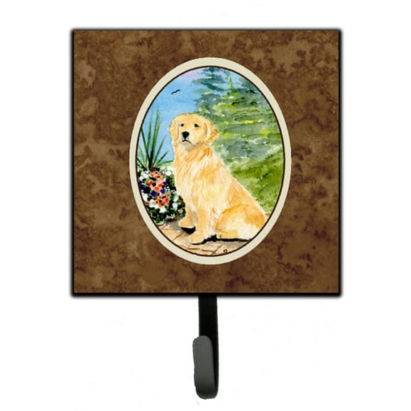 Carolines Treasures SS8758SH4 Golden Retriever Leash Holder or Key Hook, Small, Multicolor