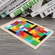 thumbnail image 3 of Bloques de madera rompecabezas juguete Tangram rompecabezas inteligencia colorido 3D bloques rusos juego educativo Montessori, 3 of 5