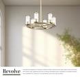 thumbnail image 3 of CH309006UBCG-Kuzco Lighting-Revolve - 6 Light Chandelier-Urban Bronze Finish, 3 of 7