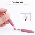 thumbnail image 4 of jiaroswwei 1/2/3Pcs Jewelry Grabber Tool Brass 4-Claw Diamond Tweezers Portable Retractable Grabber for Precision Work DIY Jewelry Repair, 4 of 8