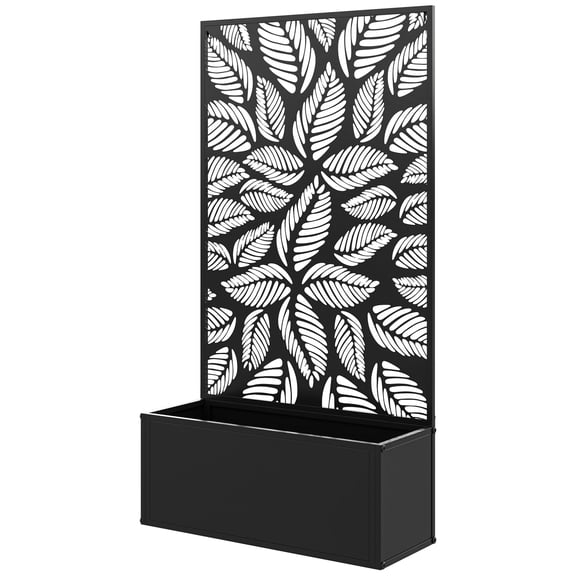 Freestanding or Wall Mounted Trellis Planter for Climbing Plants, Indoor Balcony or Outdoor Garden Use