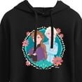 thumbnail image 3 of Disney Frozen 2 - Circle Of Sisters Anna & Elsa - Juniors Cropped Pullover Hoodie, 3 of 5