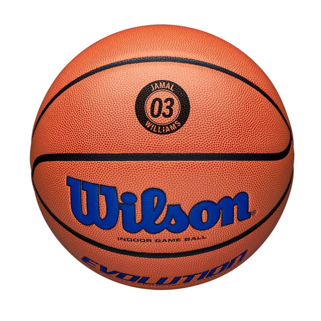Wilson Evolution バスケットボール Wilson Evo Composite Adult Indoor Game Basketball, Royal