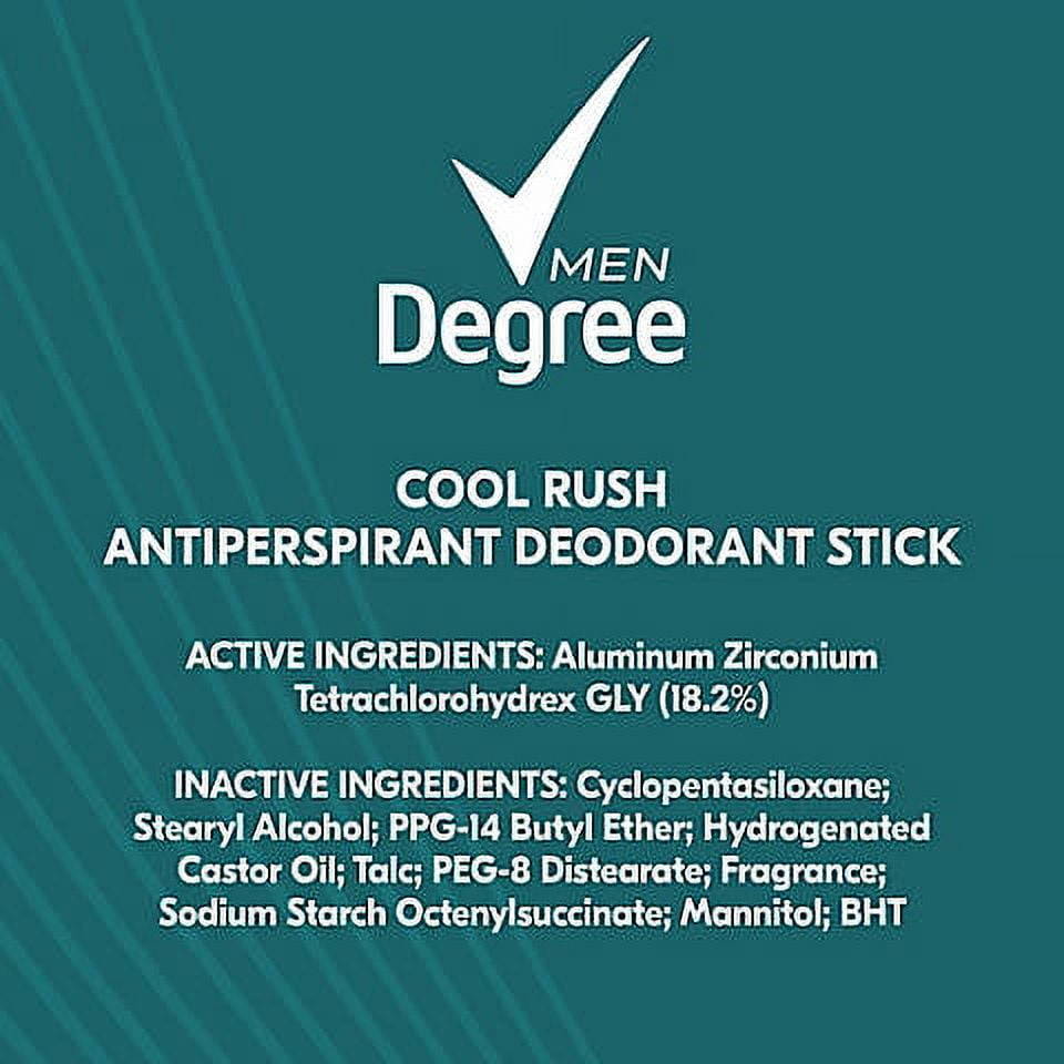 Degree Men's Cool Rush 48 Hour Deodorant, 5 pk.