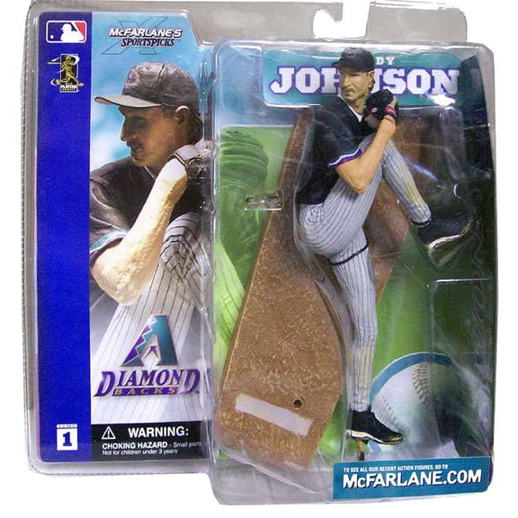 McFarlane MLB Sports Picks Series 1 Randy Johnson Action Figure (Black Jersey)