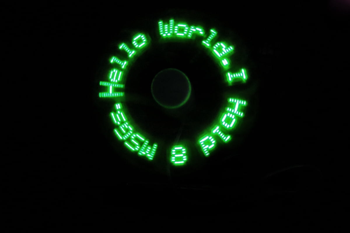 Keepin It Cool LED Programmable USB Flexible Handheld Fan